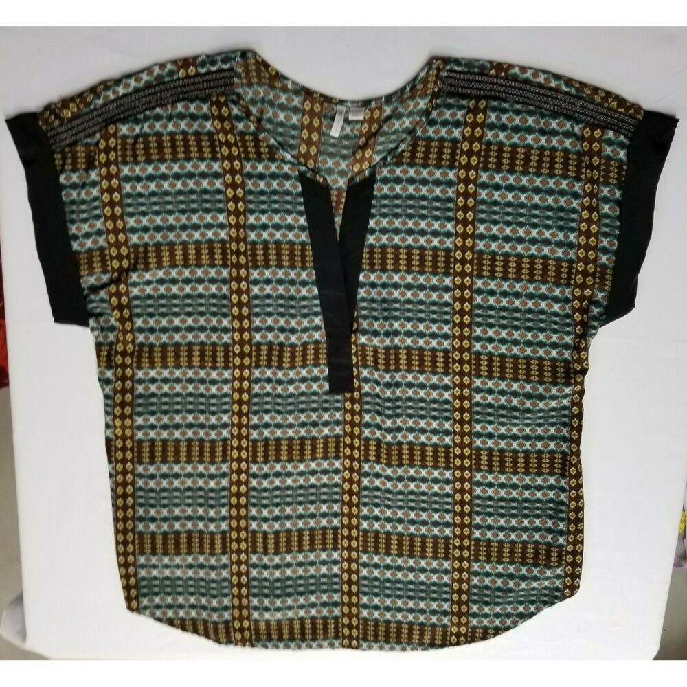 Cato Tunic Top Multi-Color Women's Top Pleated in back Size 22/24